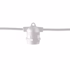 Immagine di Appar. Brindisi Catenaria 10M 10Xe27+Schuko Bianca