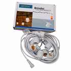 Immagine di Appar. Brindisi Catenaria 10M 10Xe27+Schuko Bianca