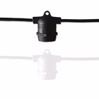 Immagine di Appar. Brindisi Catenaria 10M 10Xe27+Schuko Bianca