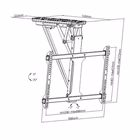 Immagine di 32 -70 motorized tv ceiling mount
