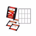 Immagine di Etichette adesive - in carta - permanenti - 100 x 46 mm - 3 et/fg - 10 fogli - bianco - markin