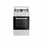 Immagine di Cucina con forno a gas e piano elettrico 55 litri Bianco BEKO FSG522DWC 7787187654