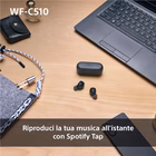 Immagine di Auricolari wireless Nero SONY WF-C510 WFC510B.CE7