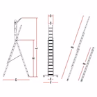 Immagine di Scala a 3 el FARAONE ST.3N 6+7+7 grad