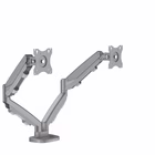 Immagine di Braccio monitor Fellowes doppio, Eppa, Argento, Fino a 39"