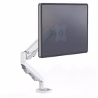 Immagine di Braccio monitor Fellowes singolo, Eppa, Bianco fino a 39"