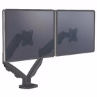 Immagine di Braccio monitor Fellowes doppio, Eppa, Nero, Fino a 39"