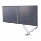 Immagine di Braccio monitor Fellowes doppio, Eppa, Bianco, Fino a 39"