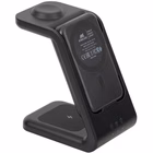 Immagine di Caricabatterie wireless/senza fili Nero USB-C RIVACASE Caricatore Stand con batteria portatile Magsa