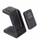 Immagine di Caricabatterie wireless/senza fili Nero USB-C RIVACASE Caricatore Stand con batteria portatile Magsa