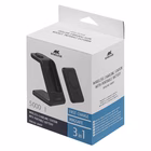 Immagine di Caricabatterie wireless/senza fili Nero USB-C RIVACASE Caricatore Stand con batteria portatile Magsa