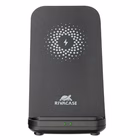 Immagine di Caricabatterie wireless/senza fili Nero USB-C RIVACASE Caricatore Stand Wireless 3 in 1 Nero VA4916