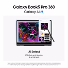 Immagine di Notebook 16" intel core ultra 7 16.00000 512GB SAMSUNG GALAXY BOOK5 PRO 360 2 Years Pcik up & Retu