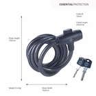 Immagine di Cavo sicurezza chiave 2m - per bici