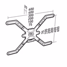 Immagine di Staffa fissa 600