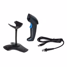 Immagine di Lettore codici a barre LINK laser USB per magazzino, banco e registratori di cassa con supporto