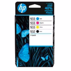 Immagine di Inkjet HP 932/933 6ZC71AE nero+ciano+magenta+giallo 400+330x3 copie
