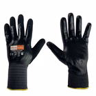 Immagine di Guanti ELICA SAFETY POWER FULL COVER doppia spalmatura schiuma nitrile e nitrile liscio taglia 9 - paio