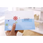 Immagine di Etichette adesive in poliestere trasparente lucido, 63,5x38,1mm, 21 etichette per foglio, 25 fogli