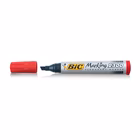 Immagine di Pennarello permanent BIC MARKING 2300 punta a scalpello colore rosso