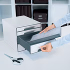 Immagine di Cassettiera 4 cassetti LEITZ WOW CUBE grigio