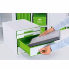 Immagine di Cassettiera 4 cassetti LEITZ WOW CUBE verde lime