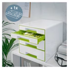 Immagine di Cassettiera 4 cassetti LEITZ WOW CUBE verde lime