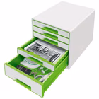 Immagine di Cassettiera 5 cassetti LEITZ WOW CUBE verde lime