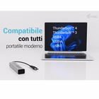 Immagine di Usb-c/usb-a charging metal hub 7po.