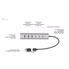 Immagine di Usb-c/usb-a charging metal hub 7po.