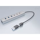 Immagine di Usb-c/usb-a charging metal hub 7po.