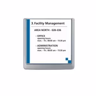 Immagine di Targa DURABLE CLICK SIGN in abs cm 14,9x14,85