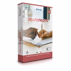 Immagine di Carta bianca per fotocopie A4 g80 BURGO REPRO rosso risma da 500 fogli