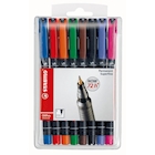 Immagine di Pennarello permanent STABILO OHPen universal Superfine colori assortiti