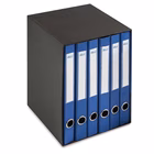 Immagine di Gruppo 6 cartelle ELICA due anelli tondi mm 25 blu