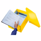 Immagine di Scatola archivio LEITZ CLICK&STORE WOW A4 giallo
