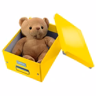 Immagine di Scatola archivio LEITZ CLICK&STORE WOW A4 giallo