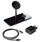 Immagine di Caricabatterie wireless/senza fili Nero USB-C INTENSO caricatore wireless 3 in 1 7410810