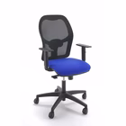 Immagine di Sedia operativa Q3 con braccioli regolabili blu