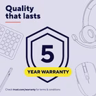 Immagine di Tastiera ergonomica TRUST 25706TRS wireless plastica riciclata