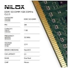 Immagine di Modulo di memoria so-dimm 1 gb ddr tft 333 mhz NILOX NILOX TECH - RAM DDR1 SO-DIMM 1GB 333MHZ CL2.