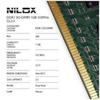 Immagine di Modulo di memoria so-dimm 1 gb ddr tft 333 mhz NILOX NILOX TECH - RAM DDR1 SO-DIMM 1GB 333MHZ CL2.