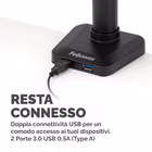 Immagine di Braccio monitor doppio platinum