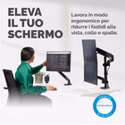 Immagine di Braccio monitor doppio platinum