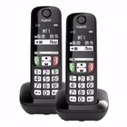 Immagine di Telefono cordless digitale GIGASET GIGASET E270 DUO BLACK L36852H2816K131