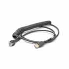 Immagine di Cable/usb type a/tpuw/coiled/2.4m