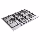 Immagine di Piano cottura gas acciaio inox Acciaio inox CANDY CHG7WL4WTX 33803489