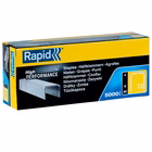 Immagine di Punti galvanizzati - 13/4 - 4 mm - metallo - rapid - conf. 5000 pezzi