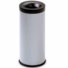 Immagine di Cestino gettacarte MARPLAST FIREBIN 25 autoestinguente da 25 litri lamiera verniciata colore grigio