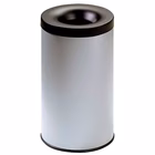 Immagine di Cestino gettacarte MARPLAST FIREBIN 40 autoestinguente da 40 litri lamiera verniciata colore grigio